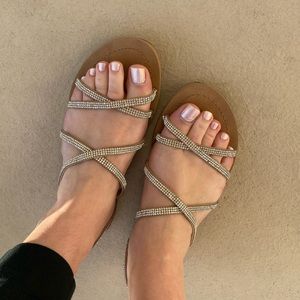 Steve Madden Rita Rhinestone Sandals